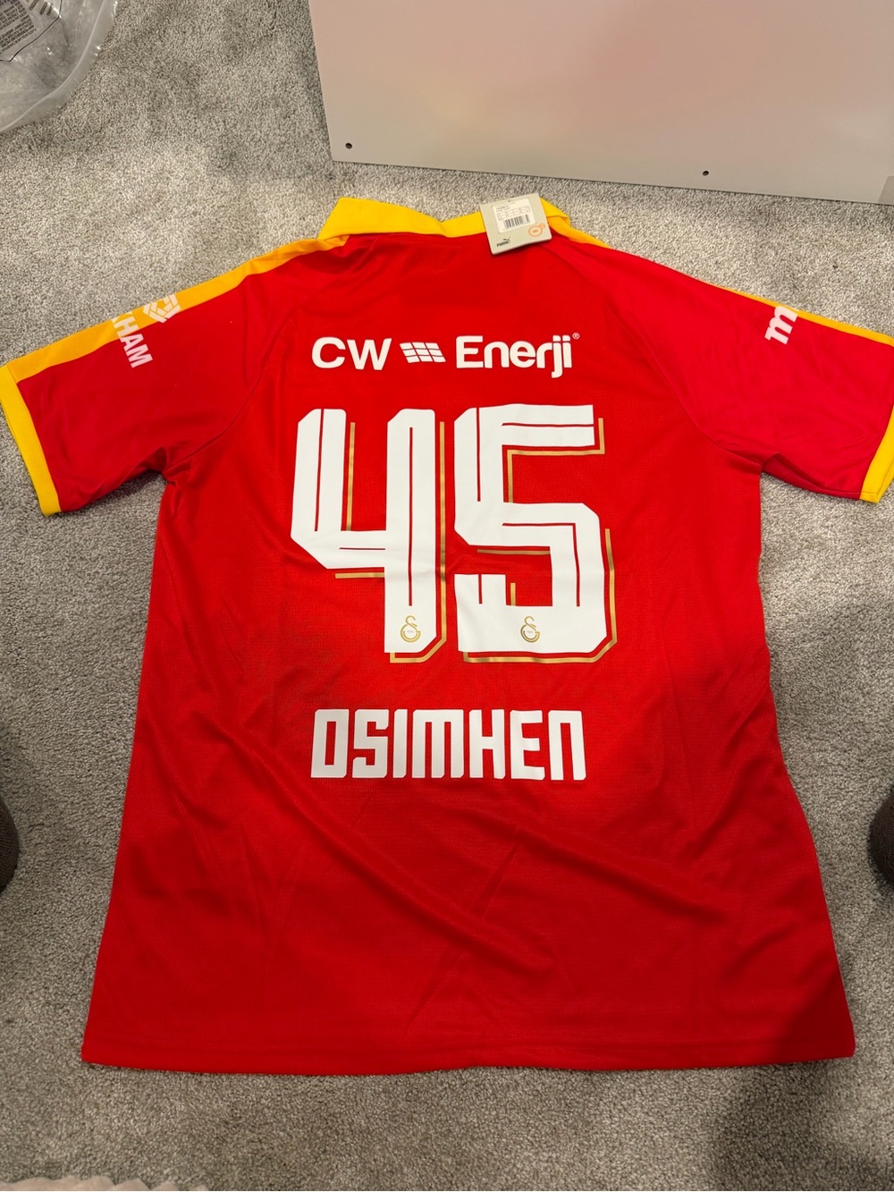 Puma home 26/27 Turkish galatasaray victor osimhen slim fit soccer jersey